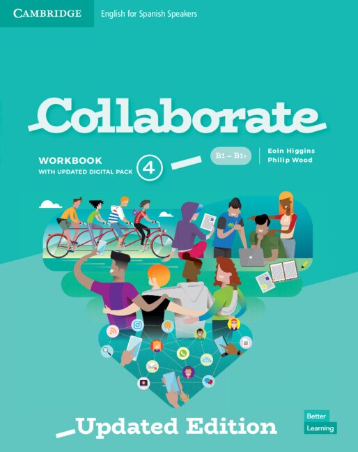 Front cover_Collaborate Level 4 Workbook with Digital Pack English for Spanish Speakers
