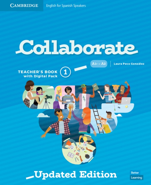 Front cover_Collaborate Level 1 Teachers Book with Digital Pack English for Spanish Speakers Updated