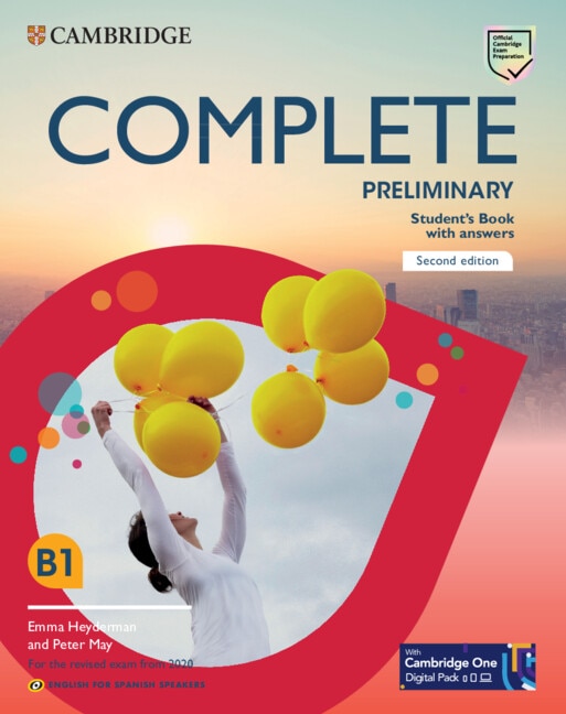 Couverture_Complete Preliminary Student's Book with Answers with Digital Pack English for Spanish Speakers