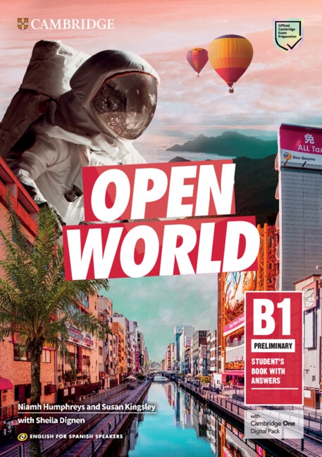 Front cover_Open World Preliminary Student's Book with Answers with Digital Pack English for Spanish Speakers