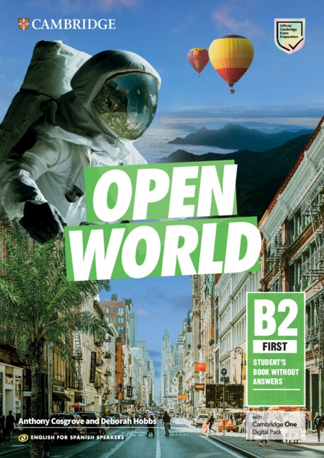 Front cover_Open World First Student's Book without Answers with Digital Pack English for Spanish Speakers