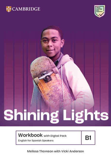 Couverture_Shining Lights B1 Workbook with Digital Pack English for Spanish Speakers