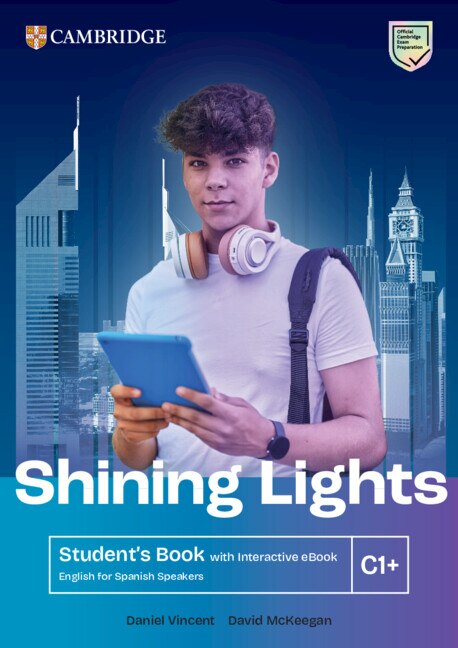 Couverture_Shining Lights C1+ Student's Book with Interactive eBook English for Spanish Speakers