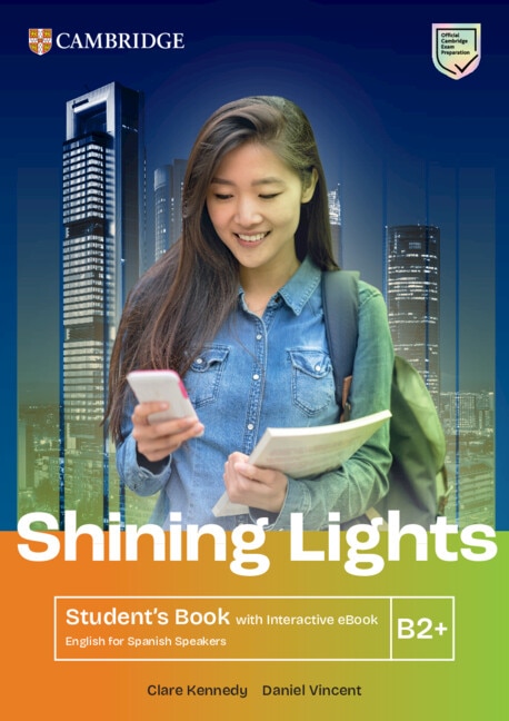 Couverture_Shining Lights B2+ Student's Book with Interactive eBook English for Spanish Speakers