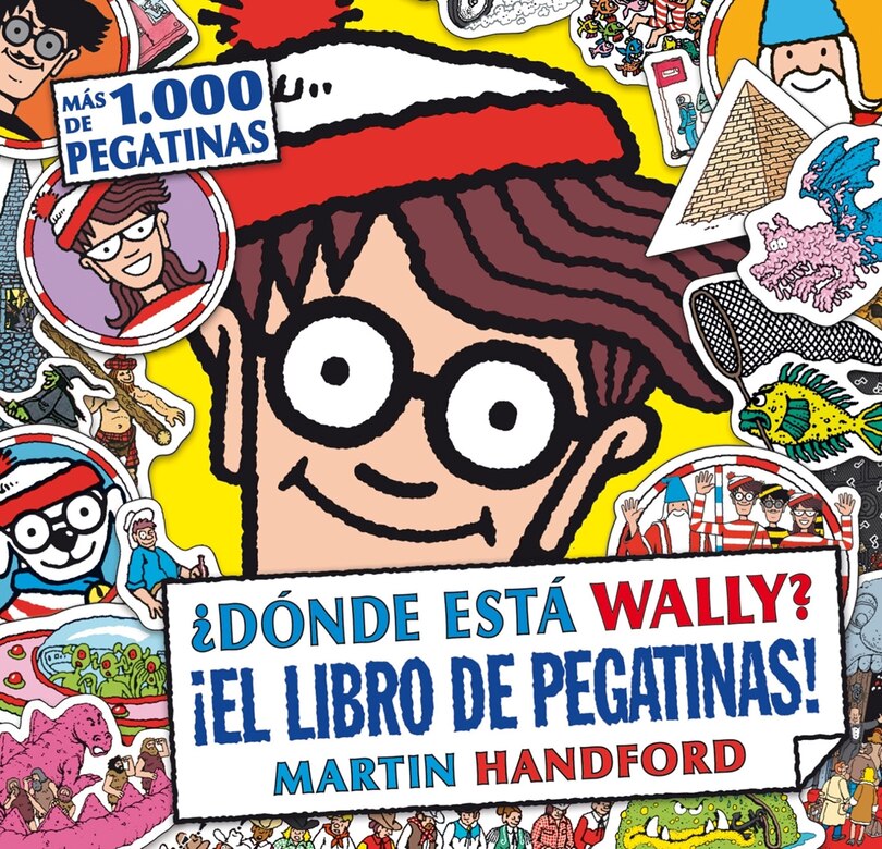 Front cover_Donde Esta Wally? El Libro De Pegatinas!/ Where's Wally? The Sticker Book!