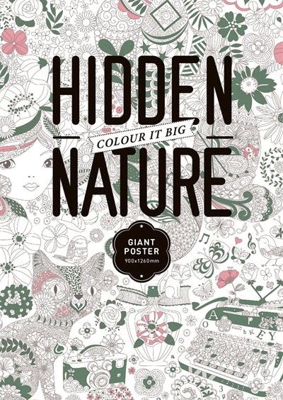 Front cover_The Hidden Nature Coloring Poster