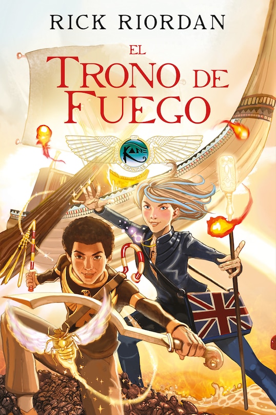 Couverture_El Trono De Fuego. Novela Gráfica / The Throne Of Fire: The Graphic Novel