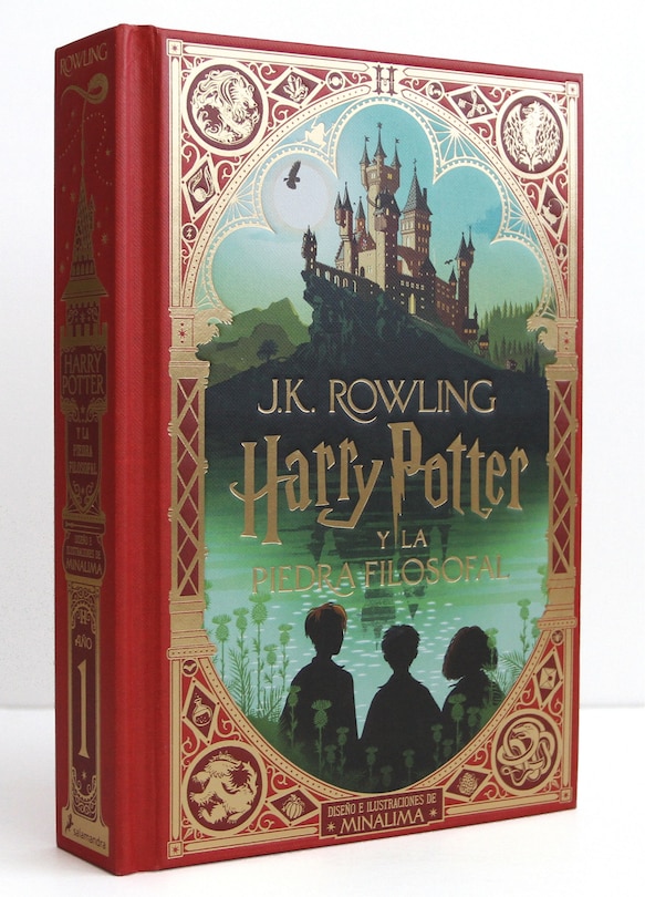 Couverture_Harry Potter Y La Piedra Filosofal (ed. Minalima) / Harry Potter And The Sorcerer's Stone: Minalima Edition