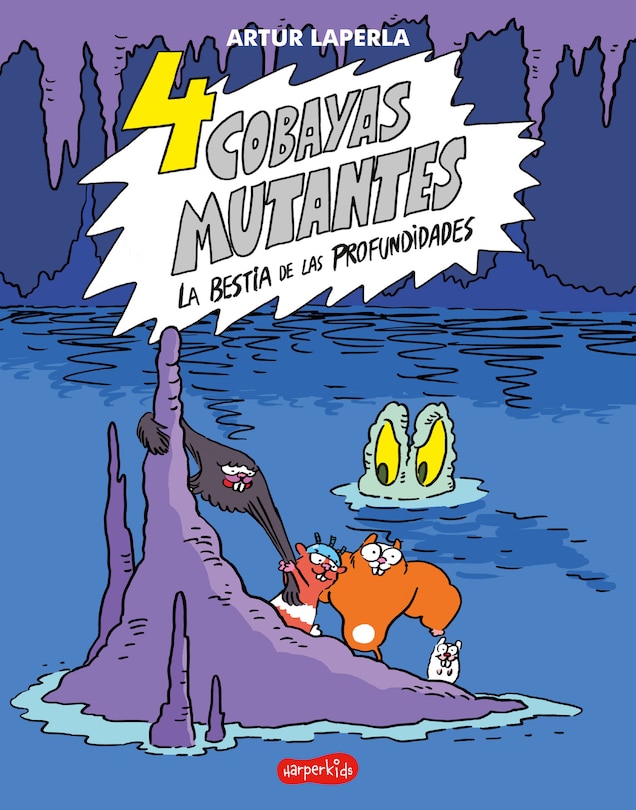 Front cover_4 cobayas mutantes. La bestia de las profundidades