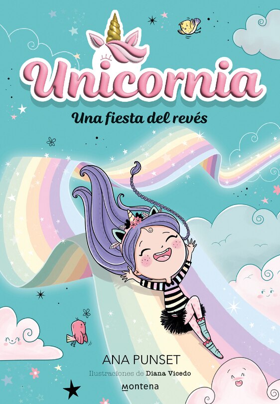Front cover_Una fiesta del revés / Unicornia: An Upside-Down Party