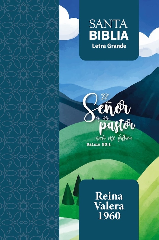 Front cover_Biblia Rvr 1960 Letra Grande Tamaño Manual Salmo 23:1 Con Cierre E Índice (Bible Rvr 1960 Large Print Handsize Leatherlike Psalm 23:1 Indexed with Zipper (Spanish Edition)