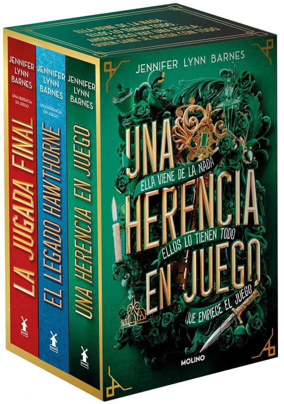 Front cover_Estuche Una herencia en juego (Una herencia en juego / El legado Hawthorne / La jugada final) / The Inheritance Games Boxed Set