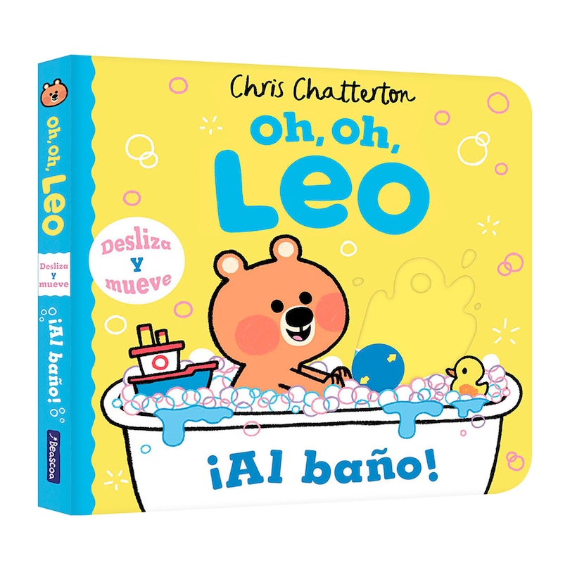 Front cover_Oh, oh, Leo. ¡Al baño! / Uh Oh Niko. Bathtime