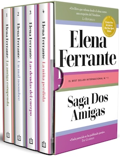 Couverture_Estuche Saga Dos amigas (La amiga estupenda / Un mal nombre / Las deudas del cuerpo / La niña perdida) / Neapolitan Novels Saga. Boxed Set