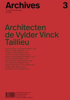 Front cover_Architecten de Vylder Vinck Taillieu