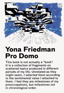 Front cover_Yona Friedman / Pro Domo