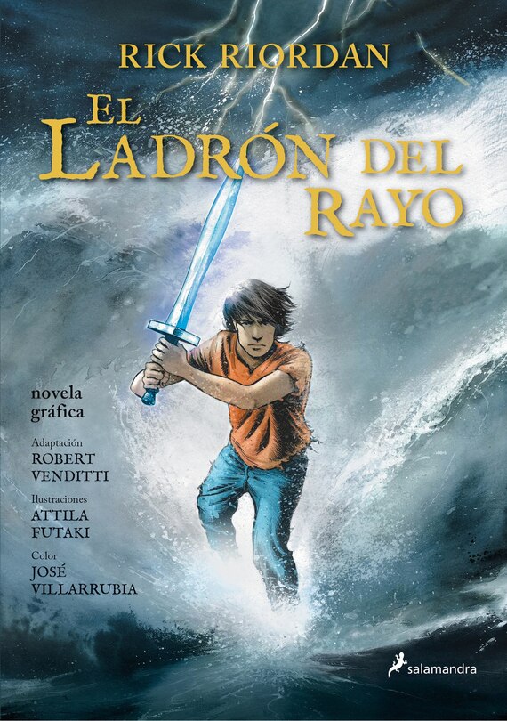 Couverture_El Ladrón Del Rayo. Novela Gráfica / The Lightning Thief: The Graphic Novel