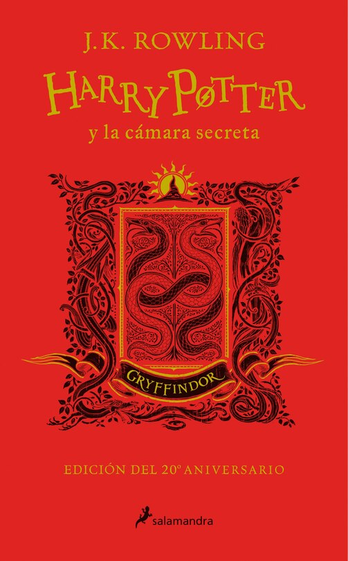 Front cover_Harry Potter y la cámara secreta (20 Aniv. Gryffindor) / Harry Potter and the Chamber of Secrets (Gryffindor)