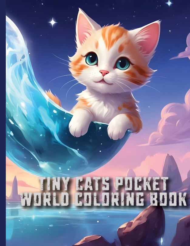 Front cover_Tiny Cats Pocket World coloring book