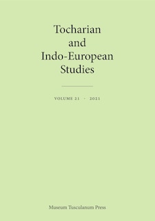 Front cover_Tocharian And Indo-european Studies 21