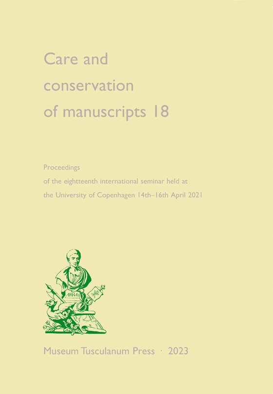 Couverture_Care and Conservation of Manuscripts 18