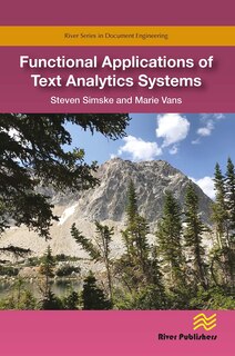 Couverture_Functional Applications of Text Analytics Systems