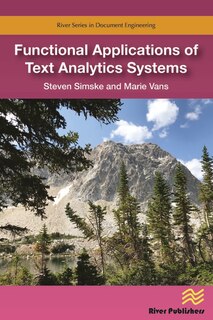 Couverture_Functional Applications of Text Analytics Systems