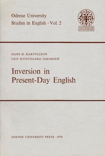 Front cover_Inversion In Present-day English