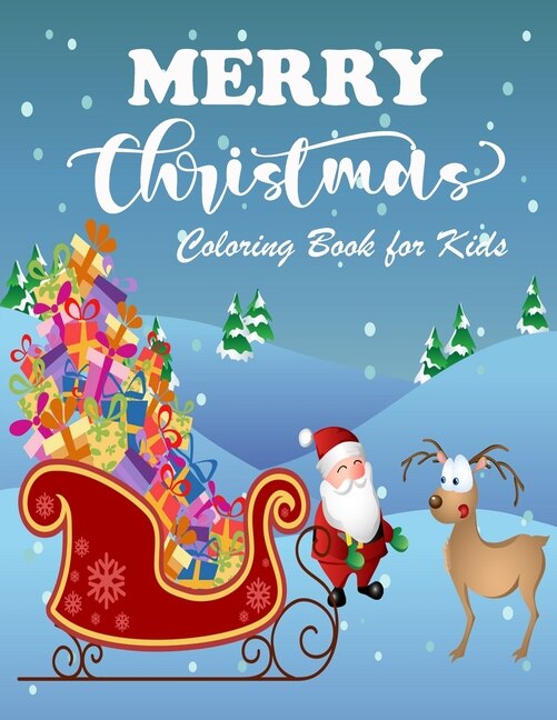 Front cover_Merry Christmas Coloring Book for Kids