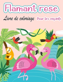 Front cover_Livre de coloriage de flamants roses pour enfants