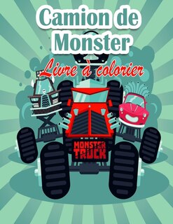 Front cover_Livre de coloriage pour enfants sur les Monster Truck