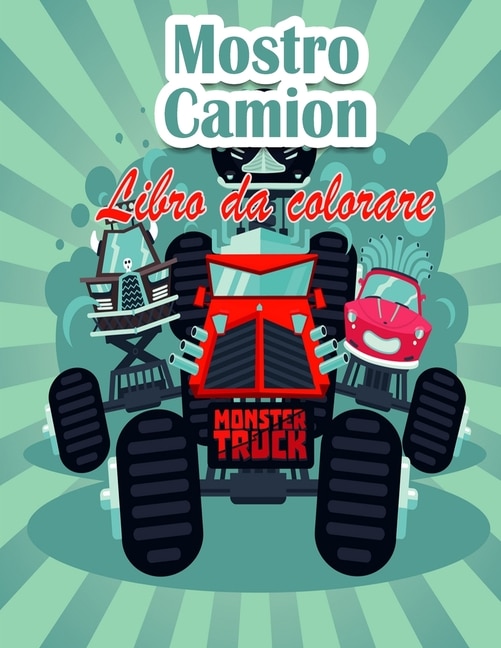Front cover_Mostro camion Libro da colorare per bambini
