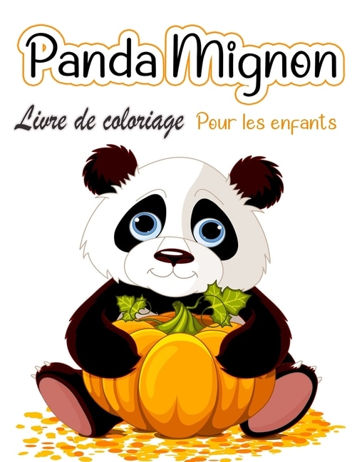 Front cover_Livre de coloriage de pandas mignons pour enfants