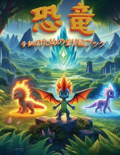 Couverture_恐竜：子供のための塗り絵ブック