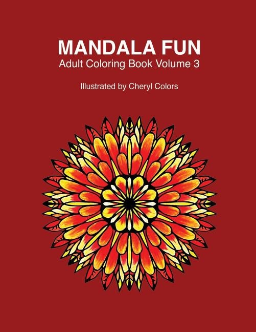 Front cover_Mandala Fun Adult Coloring Book Volume 3