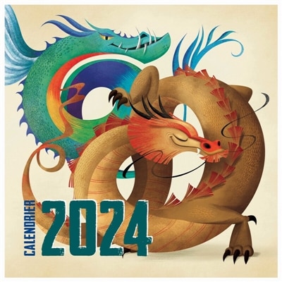 Couverture_Calendrier mural 2024 Dragons