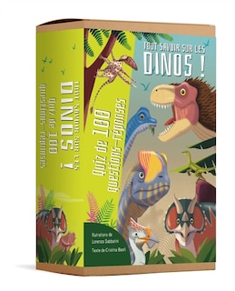 Front cover_Tout savoir sur les dinos ! : Quiz de 100 questions-réponses