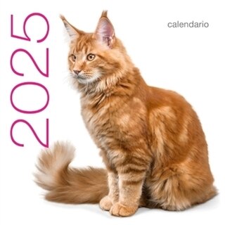 Couverture_Chats : calendrier mural 2025