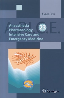 Front cover_Anaesthesia, Pharmacology, Intensive Care and Emergency A.P.I.C.E.