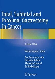 Front cover_Total, Subtotal And Proximal Gastrectomy In Cancer