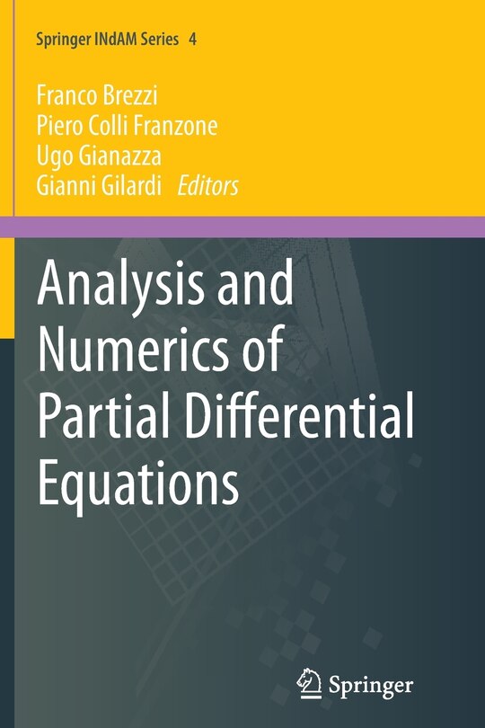 Front cover_Analysis And Numerics Of Partial Differential Equations