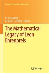Front cover_The Mathematical Legacy of Leon Ehrenpreis