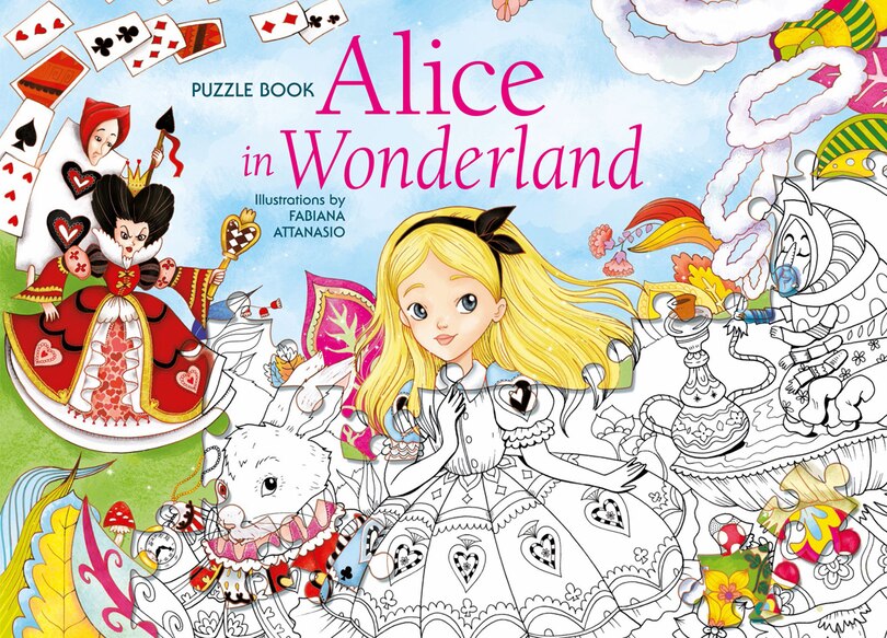 Front cover_Alice In Wonderland Puzzle Book