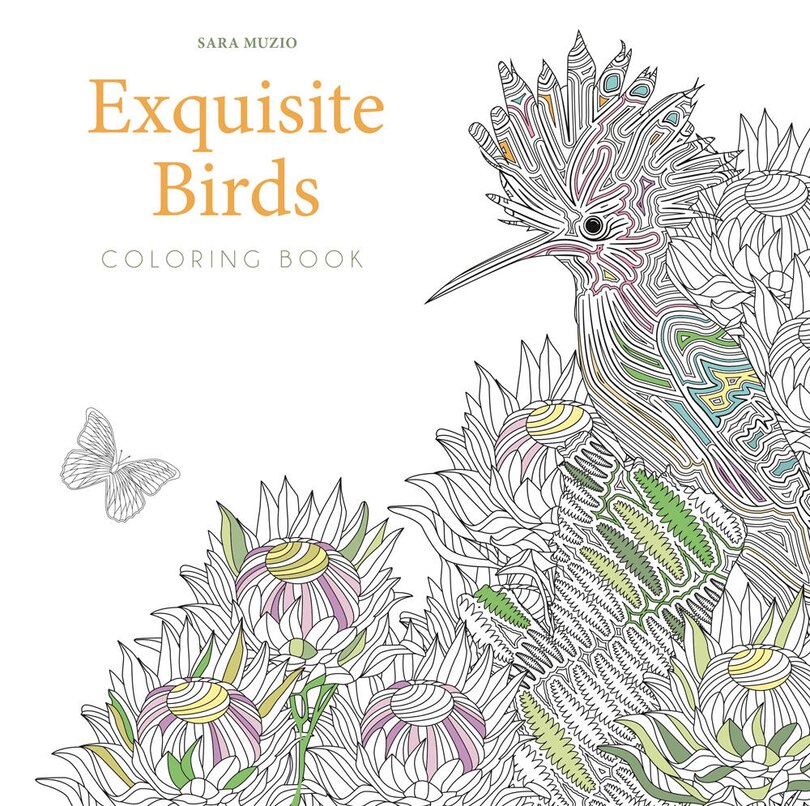 Front cover_Exquisite Birds Coloring Book