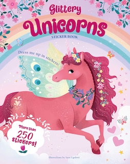 Front cover_Glittery Unicorns Sticker Book