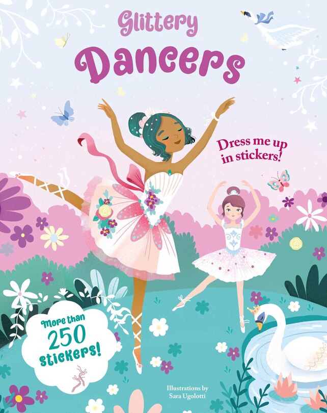 Front cover_Glittery Dancers Sticker Book