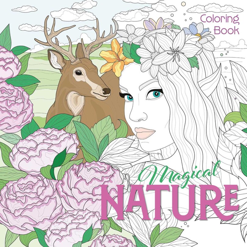 Front cover_Magical Nature Coloring Book