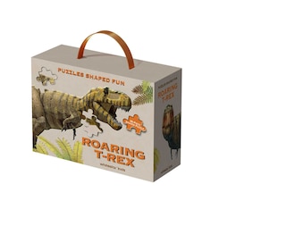 Front cover_Shaped Puzzle Fun Roaring T. Rex