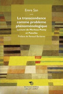 Couverture_La transcendance comme problème phénoménologique