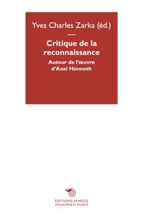 Couverture_Critique de la reconnaissance